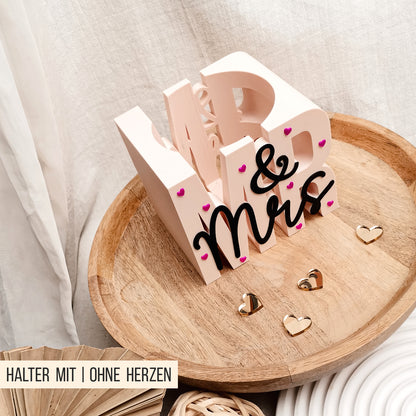 MR & MRS Sektflaschen Halter * 0,75l Sekt Flasche * Bundle * STL + 3MF 3D Druckdatei