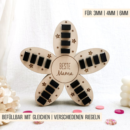 Blüte Aufsteller für kurze Schokoriegel * Muttertag * 3mm | 4mm | 6mm * Bundle * SVG Laserdatei