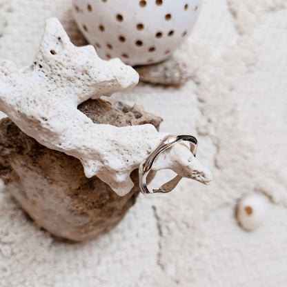 Ocean Wave Ring * 925 Sterling Silber