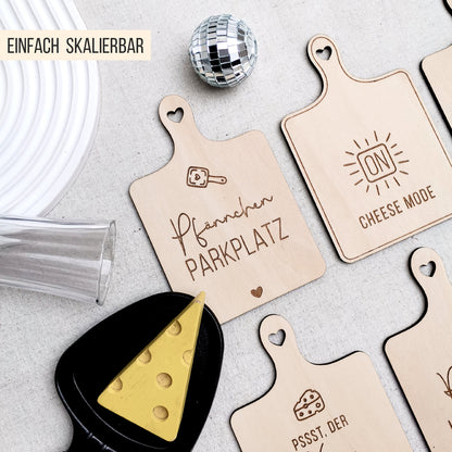 Raclette Untersetzer & Brettchen * Bundle * SVG Laserdatei