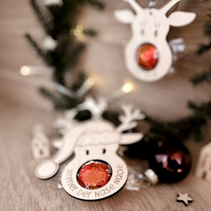 Rentier Anhänger für Schokoladekugel * Bundle * SVG Laserdatei