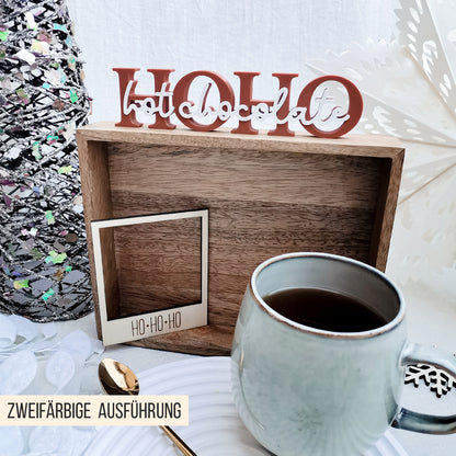 Schriftzug HO HO HOT Getränke * Bundle * STL + 3MF 3D Druckdatei