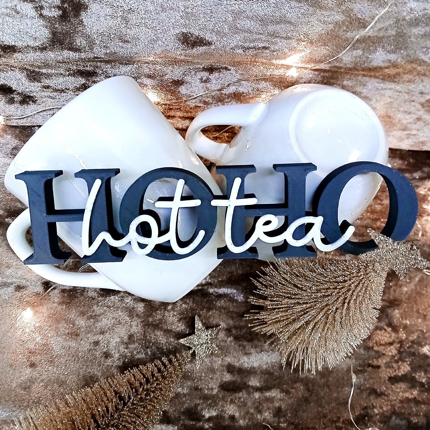 Schriftzug HO HO HOT Getränke * Bundle * STL + 3MF 3D Druckdatei