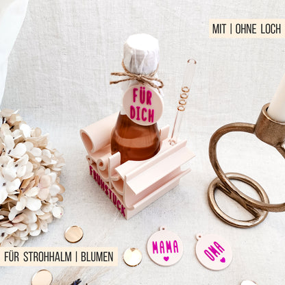 Sekt Sektflaschen Halter * 0,2l Mini Sekt Flasche * Bundle * STL + 3MF 3D Druckdatei