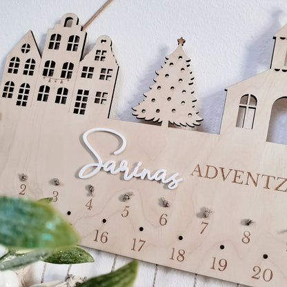 Adventkalender personalisiert * Weihnachtsstadt