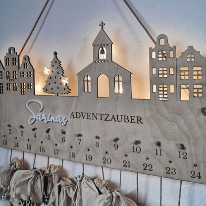 Adventkalender personalisiert * Weihnachtsstadt