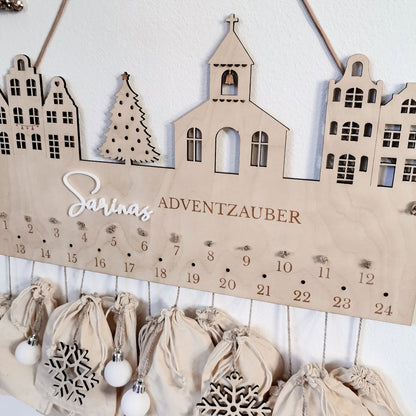 Adventkalender personalisiert * Weihnachtsstadt