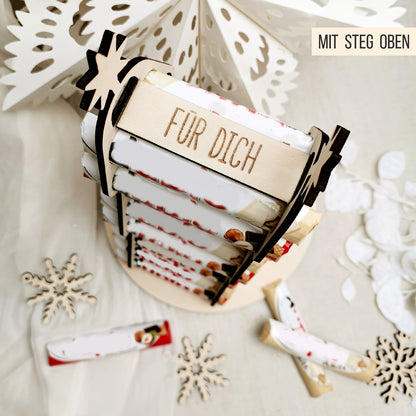 Adventskalender Weihnachtsbaum für Praline Schokoriegel * 3mm | 4mm | 6mm * Bundle * SVG Laserdatei