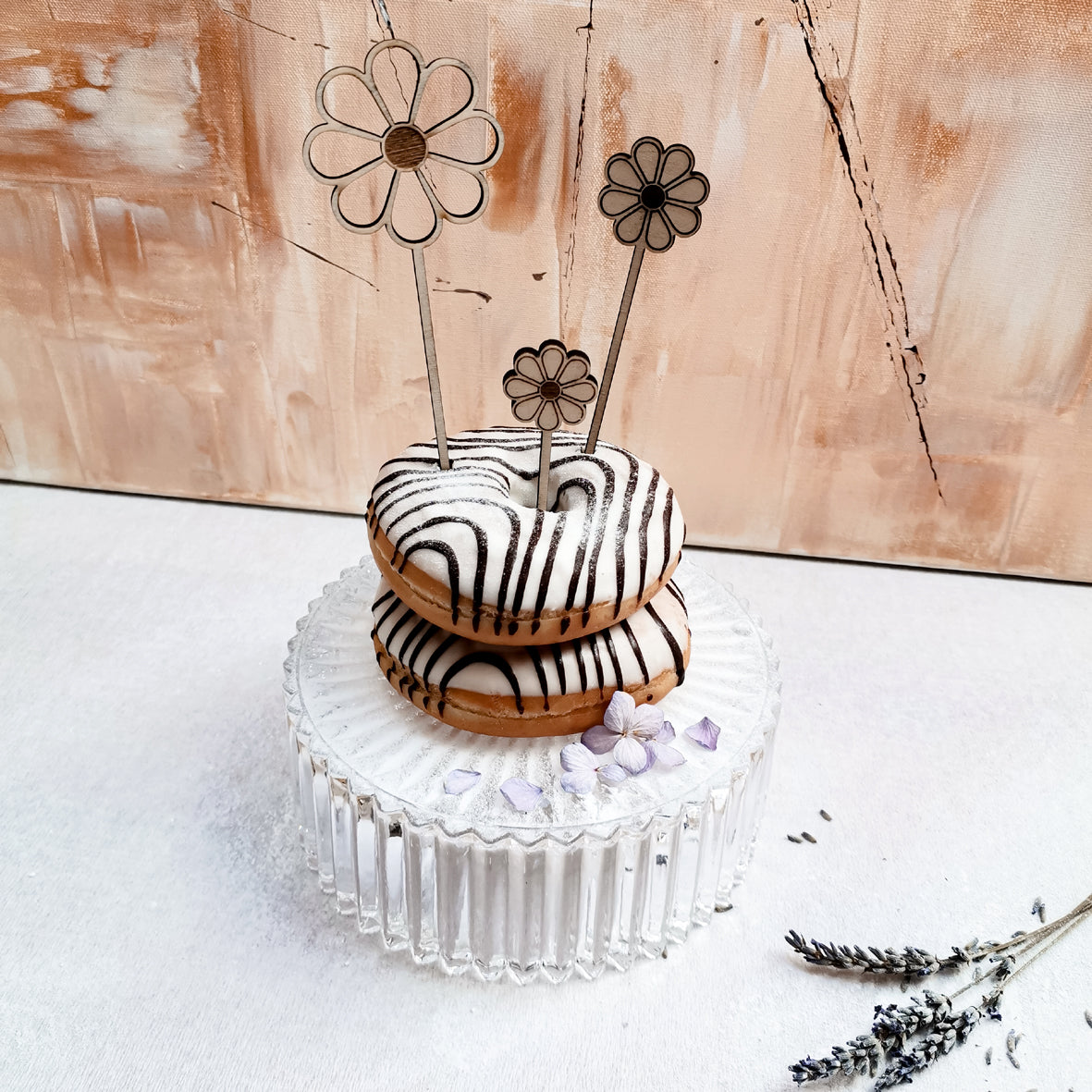 Cake Topper * Blume Daisy * Holz