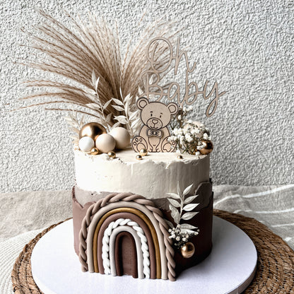 Cake Topper * Oh Baby * Holz | Acryl