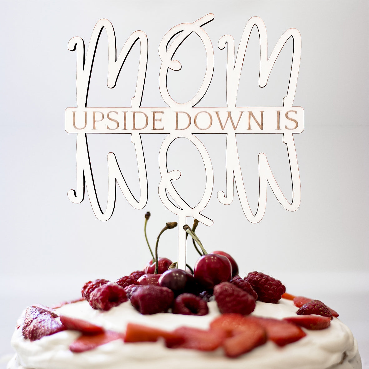 Cake Topper * MOM is WOW * Personalisiert mit Wunschtext