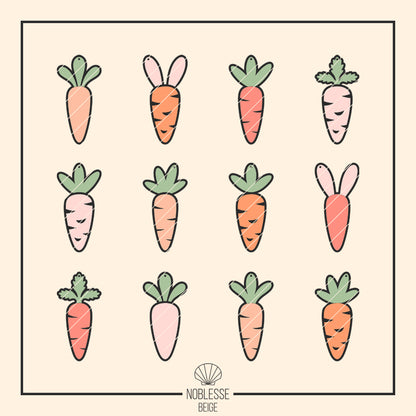 Karotten Anhänger Namensschild * personalisierbare Osterkarotte * Bundle * SVG Laserdatei + Plotterdatei