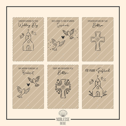 Karte Geldgeschenk * Kirchliche Motive * Bundle * SVG Laserdatei