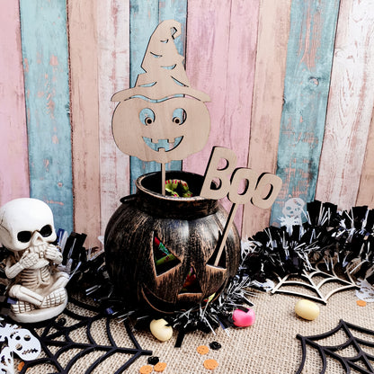 Cake Topper * Halloween Set gemischt * Holz