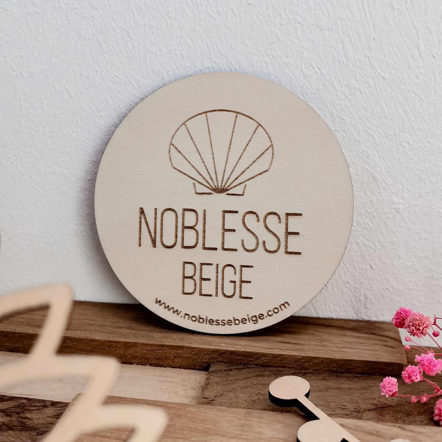 Logo Scheibe * Personalisiert mit Ihrem Fimenlogo & Wunschtext * Standard Design