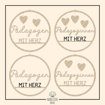 Loop * Pädagogen | Pädagoginnen mit Herz * Geschenk für Erzieher | Lehrer * Bundle * SVG Laserdatei