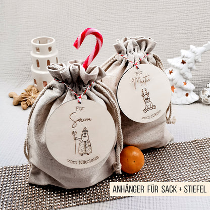 Nikolaus Geschenk Anhänger für Kinder * Bundle * SVG Laserdatei