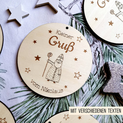 Nikolaus Geschenk Anhänger für Kinder * Bundle * SVG Laserdatei