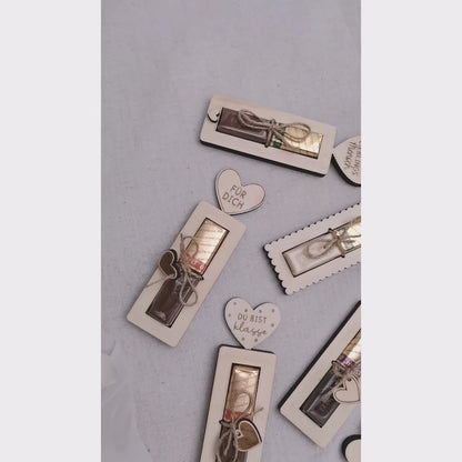 Gastgeschenk & Mitbringsel * Halter für Schokoriegel * Bundle * SVG Laserdatei