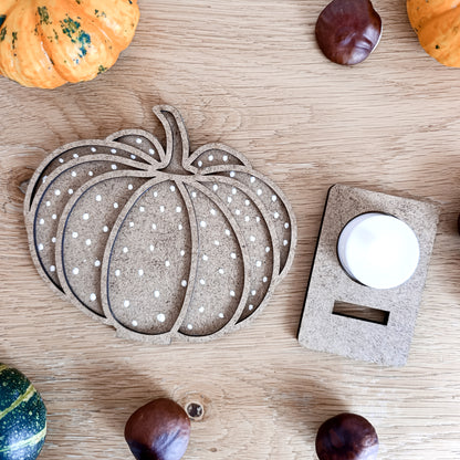 Rattan Kürbis | Boho Kürbisse * Wand Deko | Anhänger | LED Teelicht Aufsteller * 3mm | 4mm | 6mm * Bundle * SVG Laserdatei