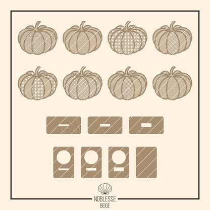 Rattan Kürbis | Boho Kürbisse * Wand Deko | Anhänger | LED Teelicht Aufsteller * 3mm | 4mm | 6mm * Bundle * SVG Laserdatei