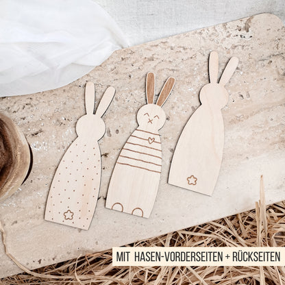 Skandi Hasen * Osterhäschen Geschenkhalter | Geldhalter | Anhänger * Bundle * SVG Laserdatei + Plotterdatei