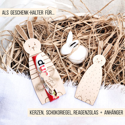 Skandi Hasen * Osterhäschen Geschenkhalter | Geldhalter | Anhänger * Bundle * SVG Laserdatei + Plotterdatei