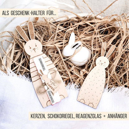 Skandi Hasen * Osterhäschen Geschenk Halter & Anhänger * Bundle * SVG Laserdatei + Plotterdatei
