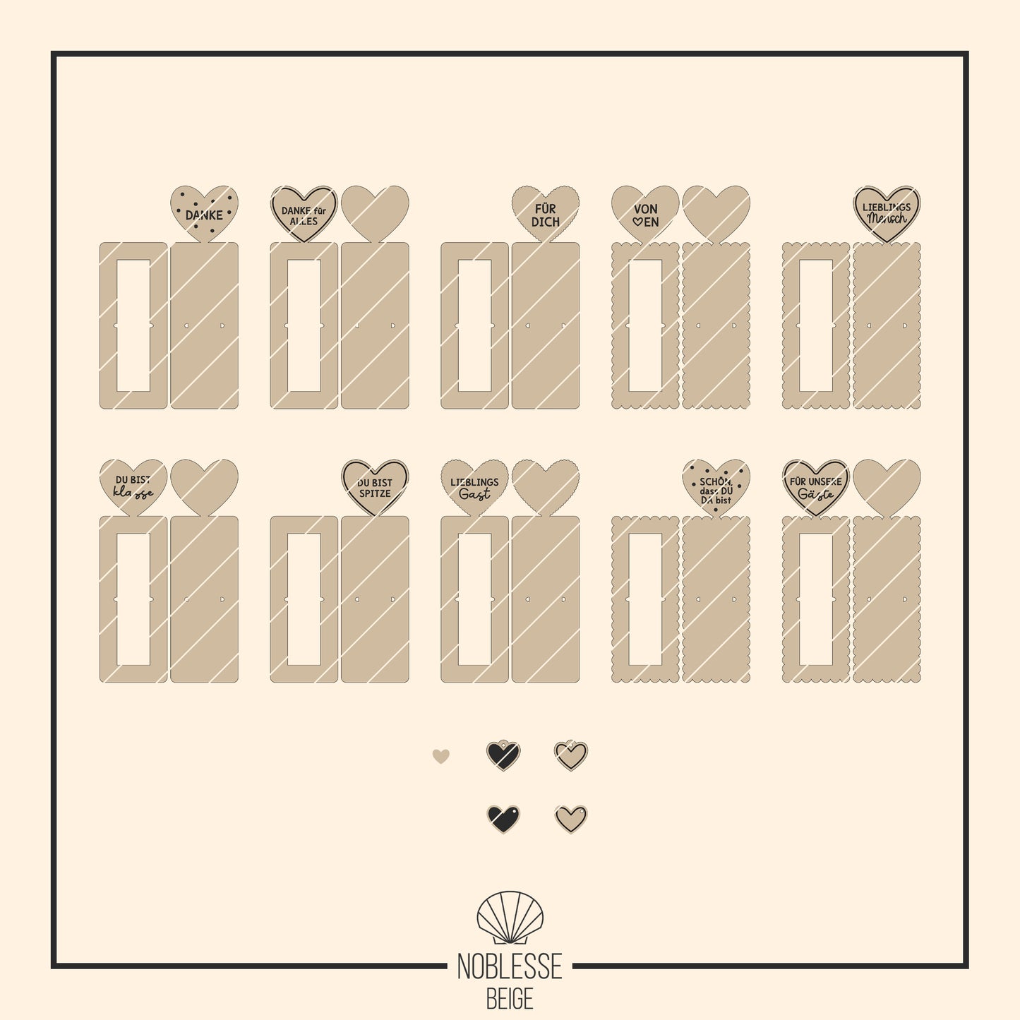 Gastgeschenk & Mitbringsel * Halter für Schokoriegel * Bundle * SVG Laserdatei