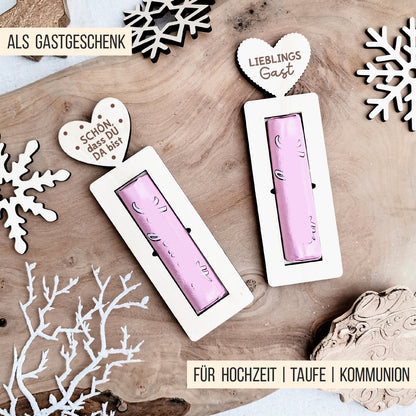 Gastgeschenk & Mitbringsel * Halter für Schokoriegel * Bundle * SVG Laserdatei