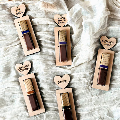 Gastgeschenk & Mitbringsel * Halter für Schokoriegel * Bundle * SVG Laserdatei