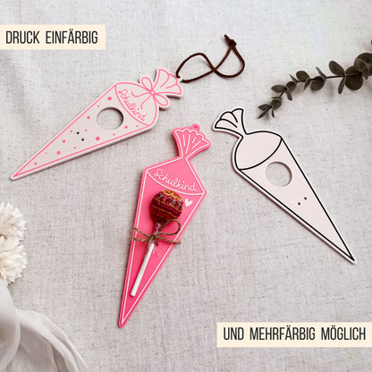 Schultüte * Halter für Lutscher * Bundle 24 Varianten * STL + 3MF 3D Druckdatei