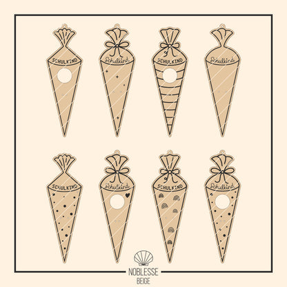 Schultüte * Halter für Lutscher | Geld * Bundle * 54 Designs * SVG Laserdatei