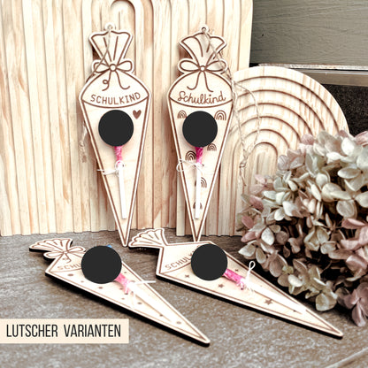 Schultüte * Halter für Lutscher | Geld * Bundle * 54 Designs * SVG Laserdatei