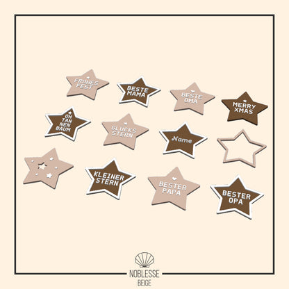 Stern Weihnachtskugel Einleger * Inlay für sternenförmige Kugel aus Acryl * skalierbar * Bundle * STL + 3MF 3D Druckdatei