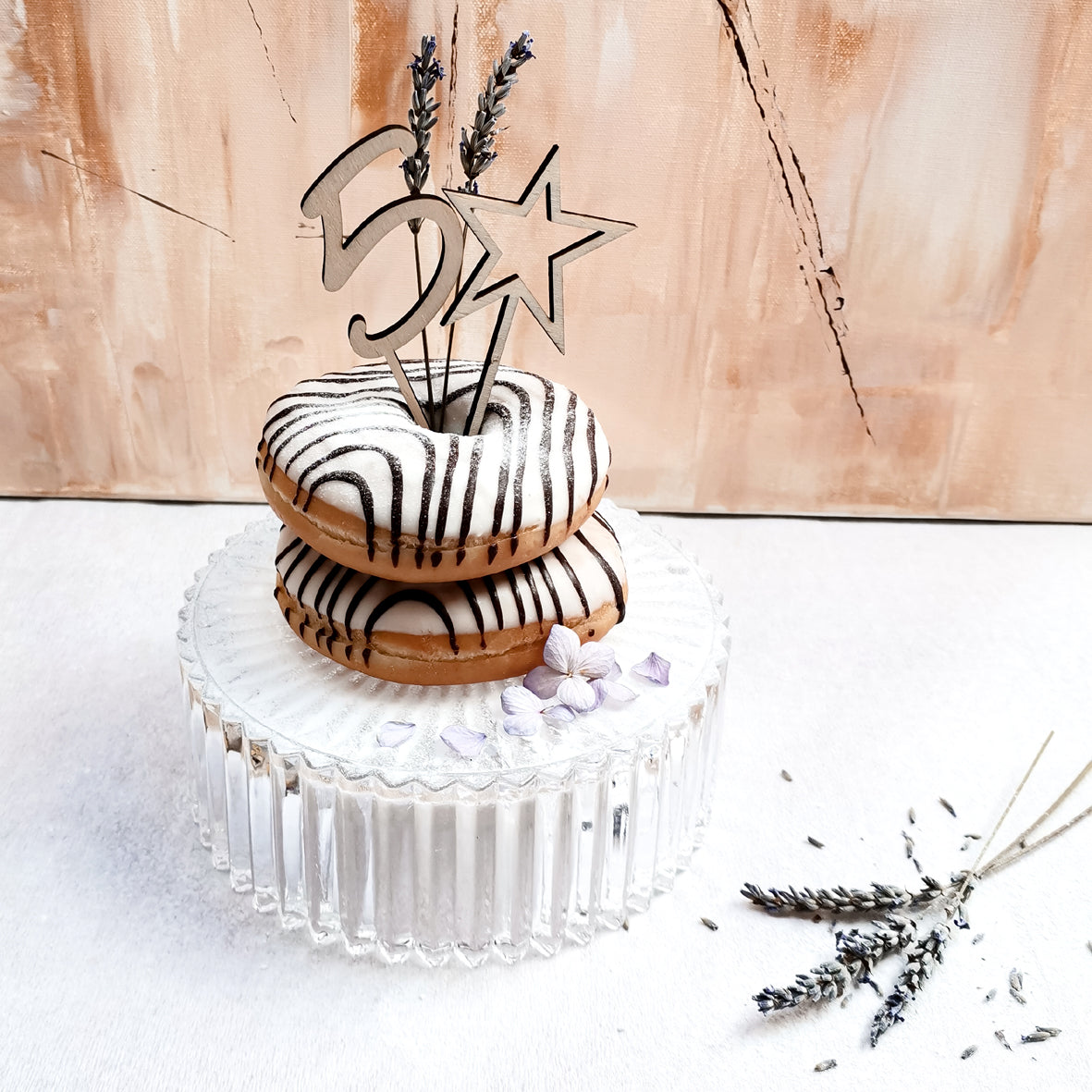 Cake Topper * Stern Bouncy * Holz | Acryl