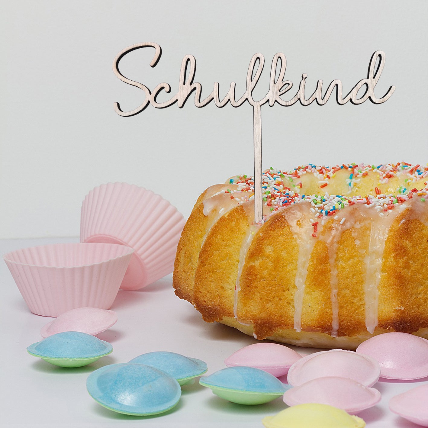 Cake Topper * Schulkind * Holz | Acryl