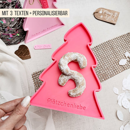 Weihnachtsbaum Tablett & Teller * Bundle * STL + 3MF 3D Druckdatei