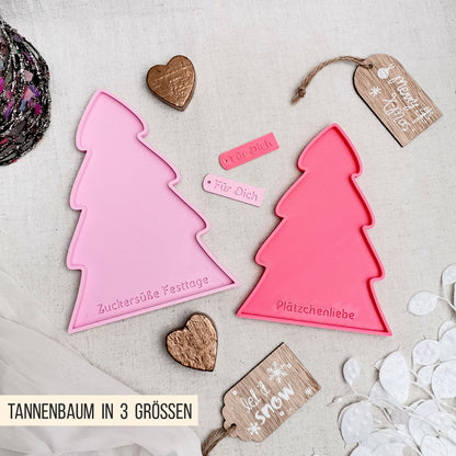 Weihnachtsbaum Tablett & Teller * Bundle * STL + 3MF 3D Druckdatei