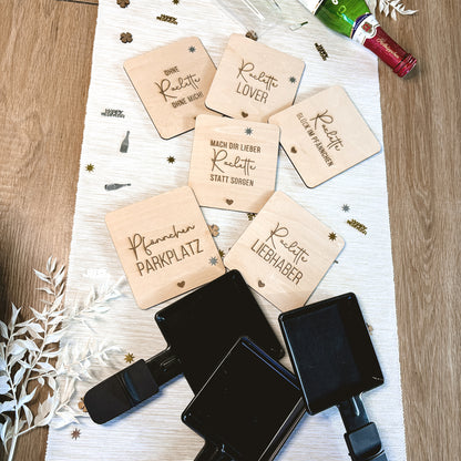 Raclette Untersetzer & Brettchen * Bundle * SVG Laserdatei