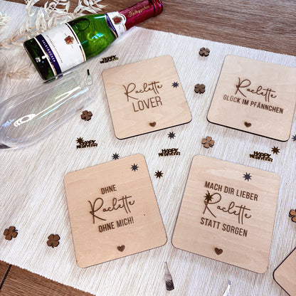 Raclette Untersetzer & Brettchen * Bundle * SVG Laserdatei
