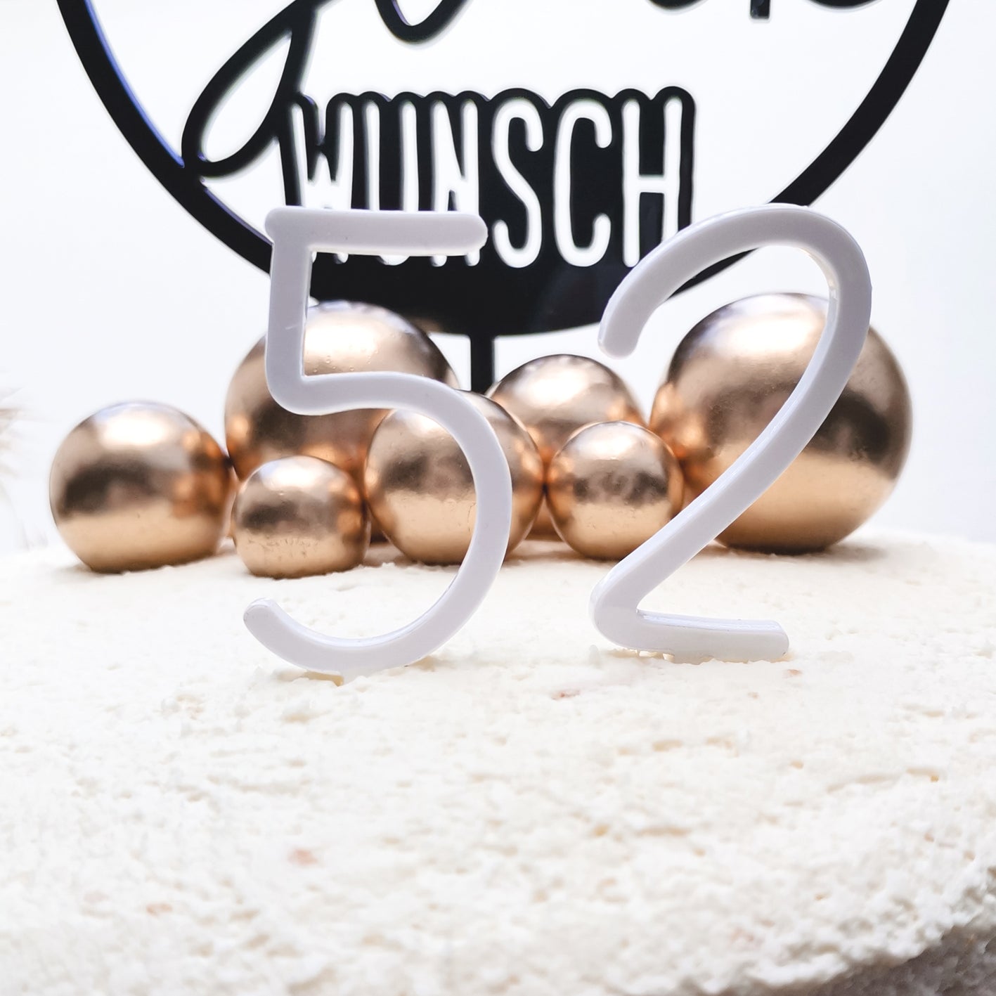 Cake Topper * Zahlen in 16 Schriftarten * Holz | Acryl